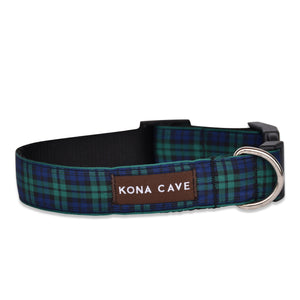 Set aus Hundehalsband und Leine - Blackwatch Tartan